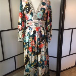 Vintage 70s maxi dress